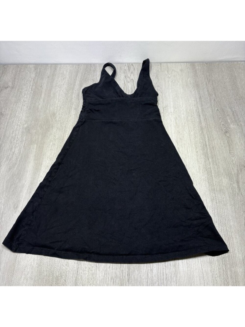 Patagonia Dress XS Black Casual A-Line Summer Organic Cotton Casual